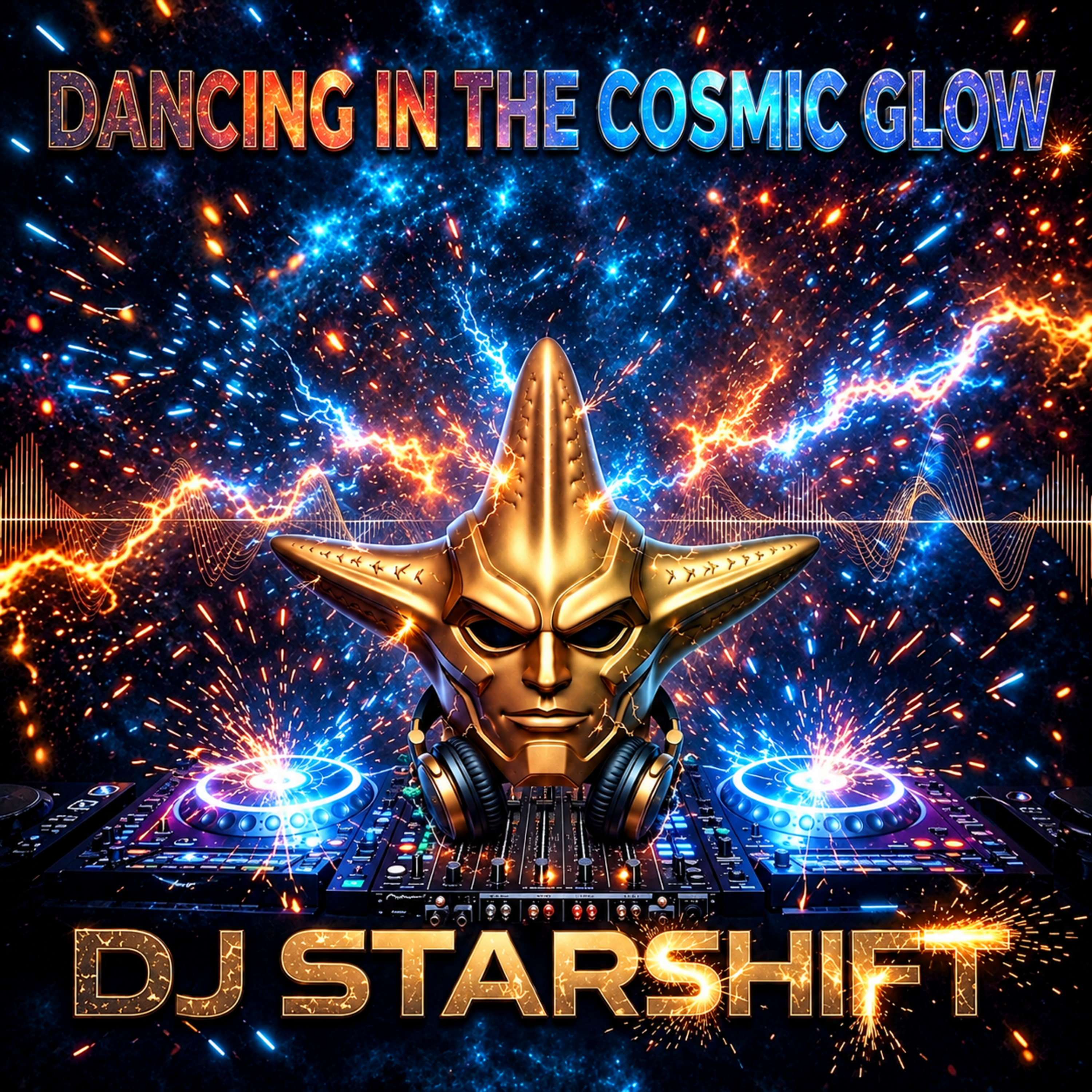 Dancing in the Cosmic Glow Artwork